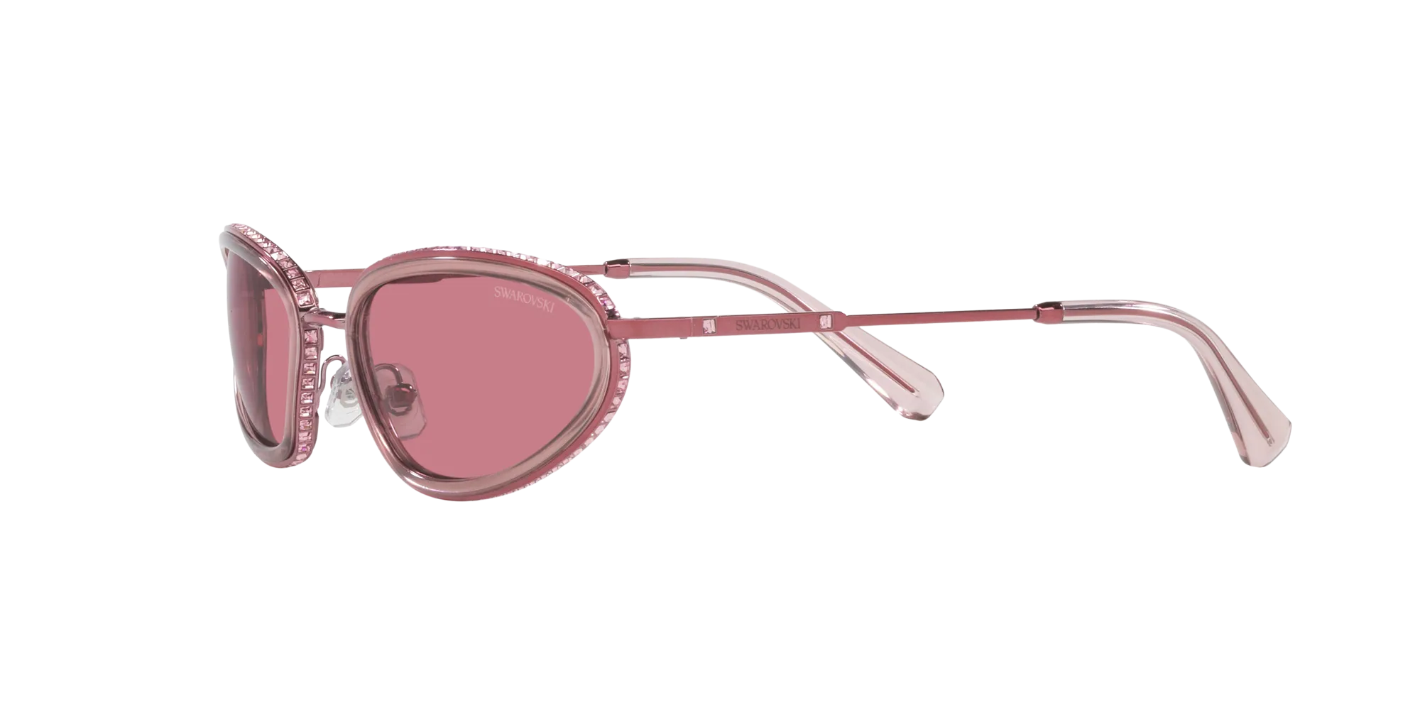 Swarovski SK7004 401284 Occhiali da sole Metallo Rosa Rosa Geometrica Normale - immagine 4