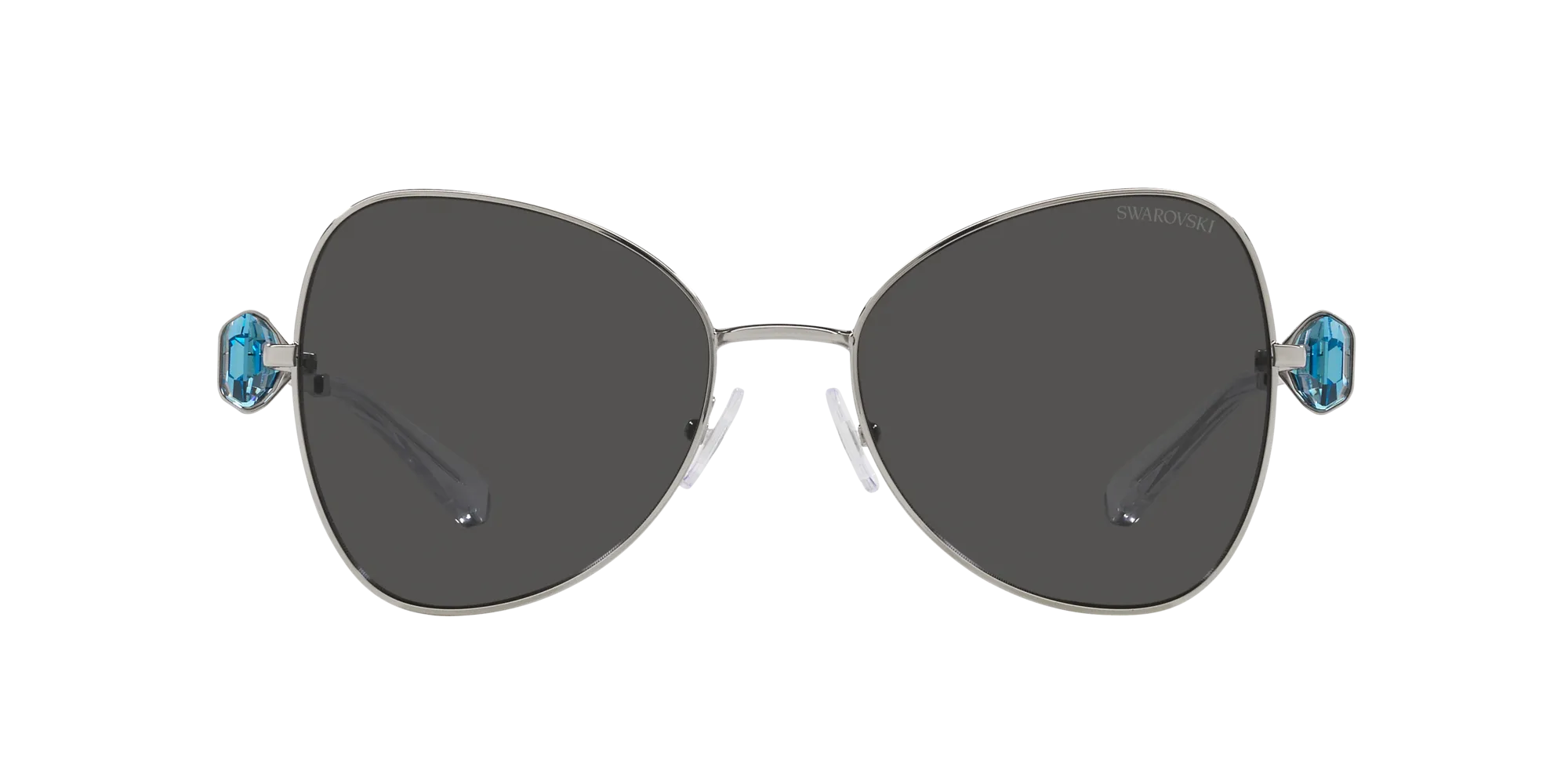 Swarovski SK7002 400187 Occhiali da sole Metallo Argento Grigio Farfalla Normale - immagine 2