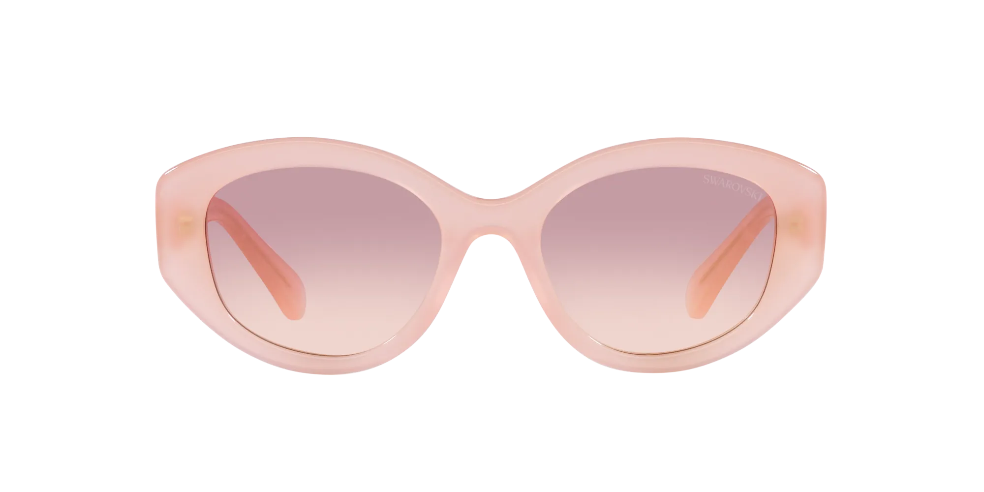 Swarovski SK6005 102568 Occhiali da sole Acetato Rosa Marrone Geometrica Normale Sfumato - immagine 2