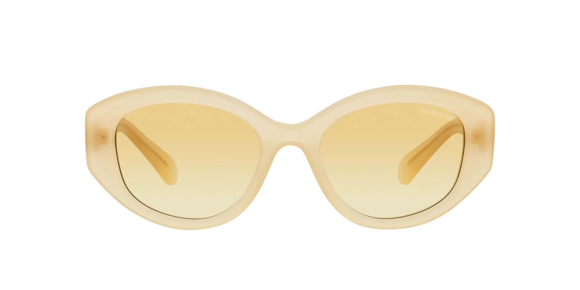 Swarovski SK6005 10232Q Occhiali da sole Acetato Giallo Giallo Geometrica Normale Sfumato - immagine 2