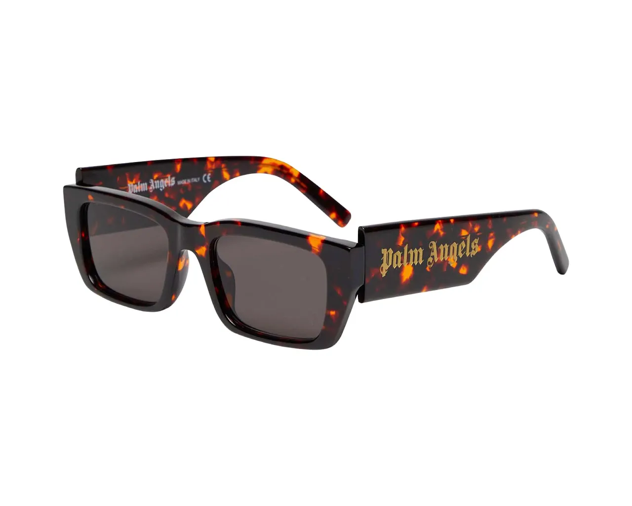 PALM ANGELS Unisex PERI006 Palm 6407 Dark havana dark grey Occhiali da sole outlet Acetato Havana Grigio Squadrata Normale - immagine 1