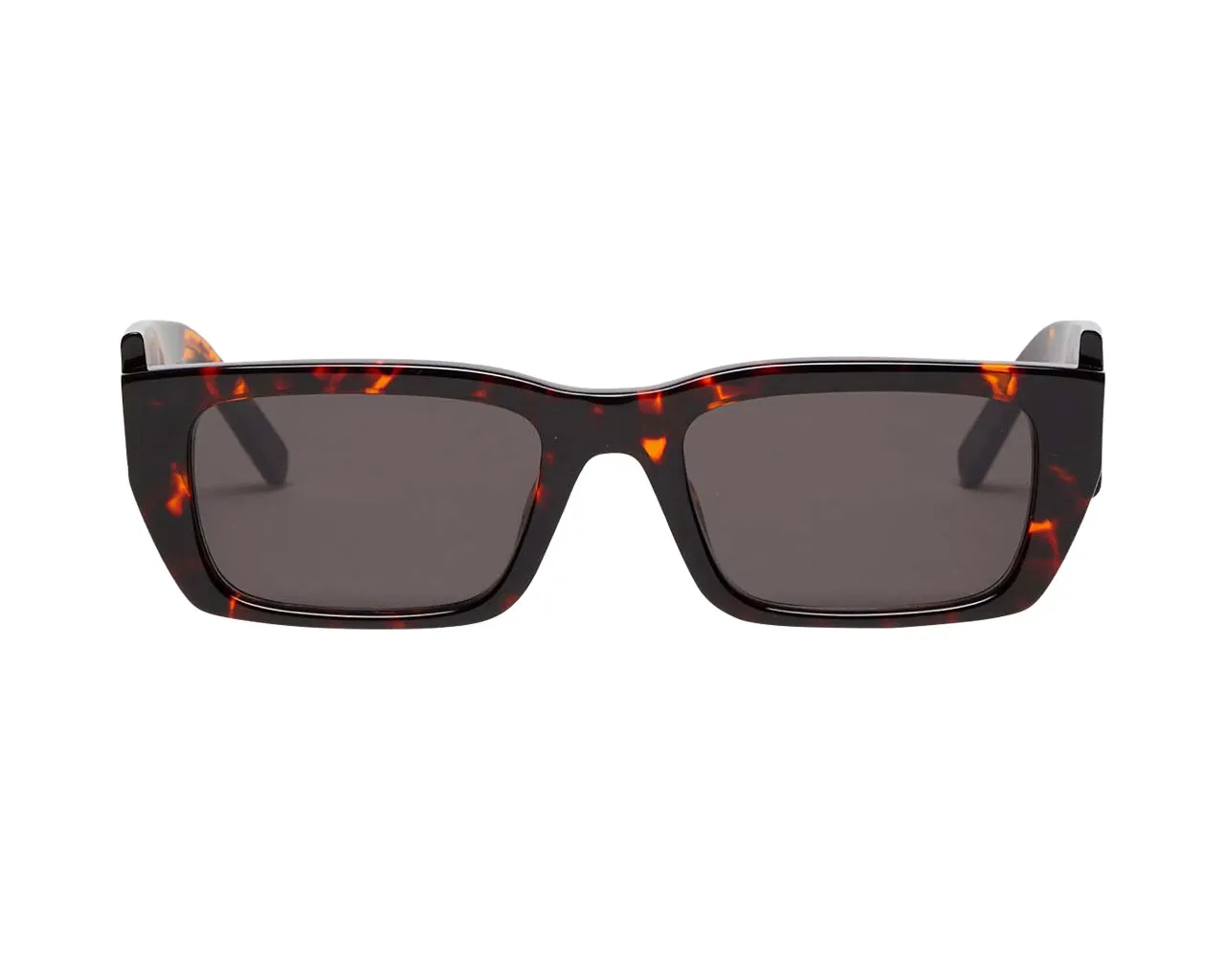 PALM ANGELS Unisex PERI006 Palm 6407 Dark havana dark grey Occhiali da sole outlet Acetato Havana Grigio Squadrata Normale - immagine 2
