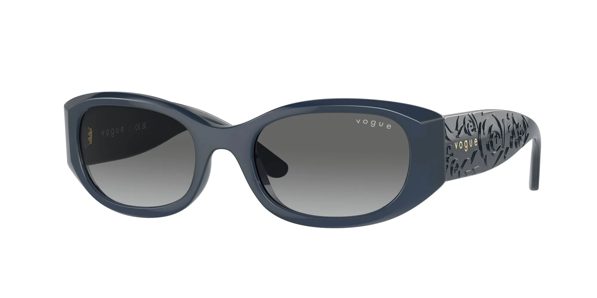VOGUE EYEWEAR VO5525S 309511 Occhiali da sole Nylon Blu Grigio Pillow Normale Sfumato - immagine 1