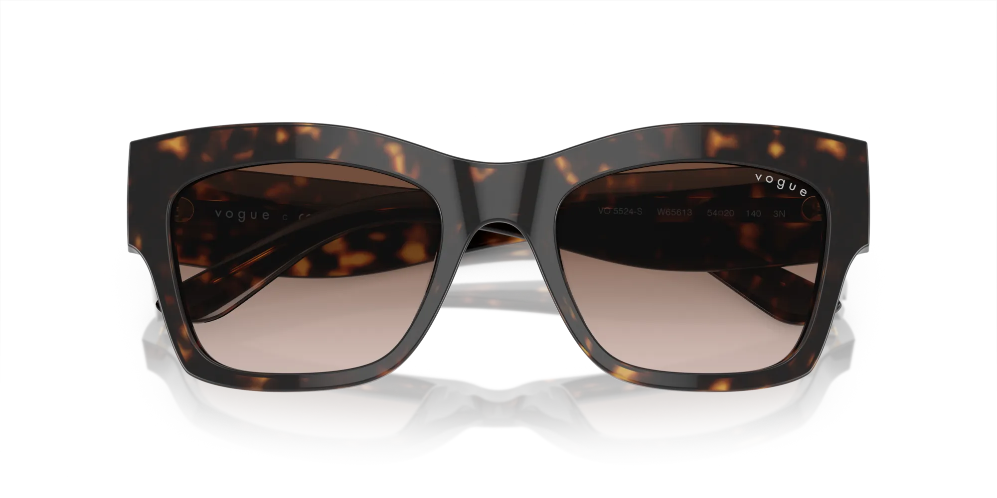 VOGUE EYEWEAR VO5524S W65613 Occhiali da sole Acetato Marrone Marrone Pillow Normale Sfumato - immagine 2