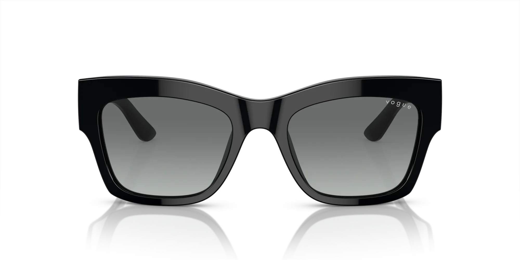 VOGUE EYEWEAR VO5524S W44/11 Occhiali da sole Acetato Nero Grigio Pillow Normale Sfumato - immagine 3