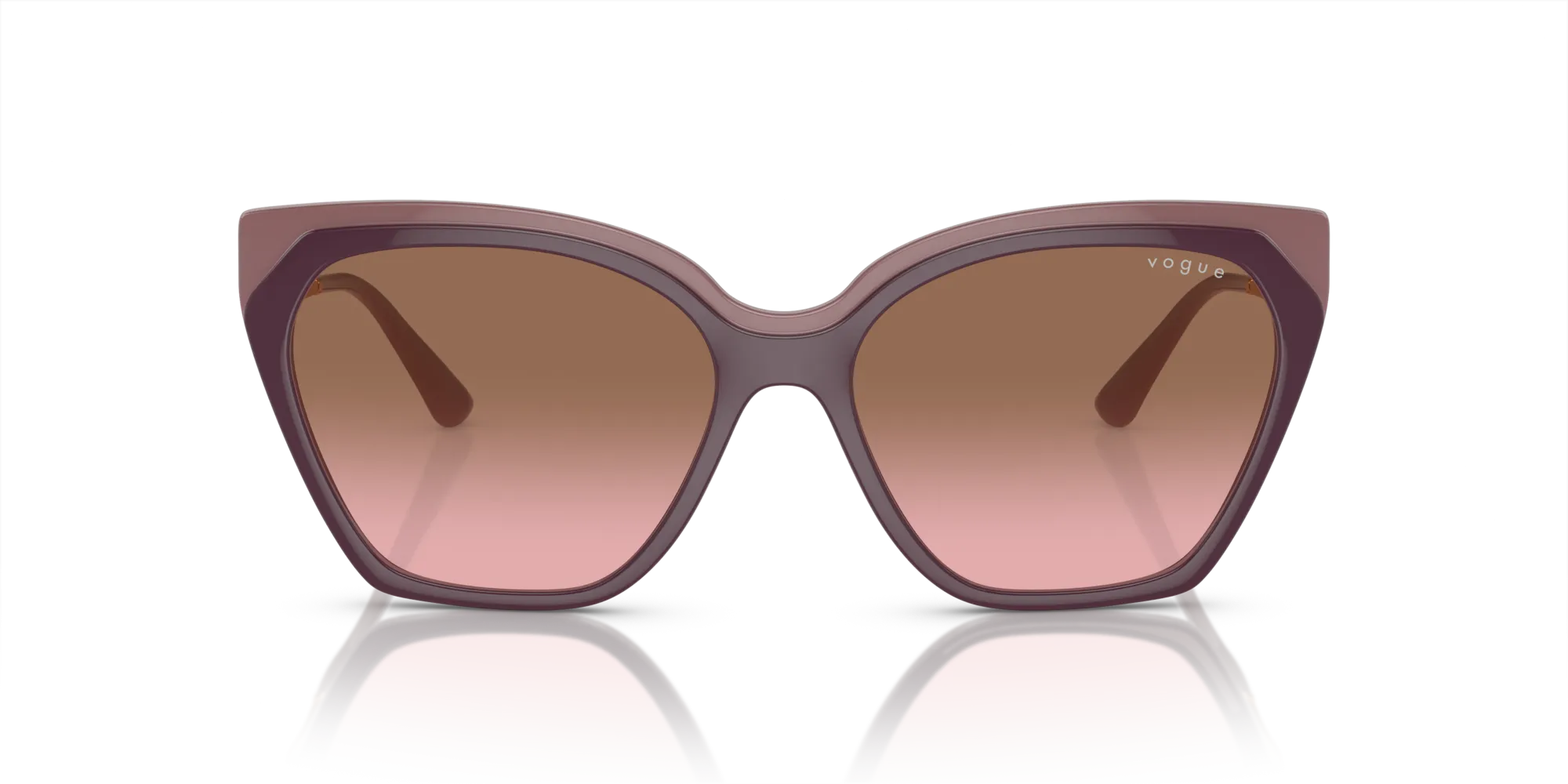 VOGUE EYEWEAR VO5521S 310014 Occhiali da sole Iniettato Rosso Rosa Cat Eye Normale Sfumato - immagine 3