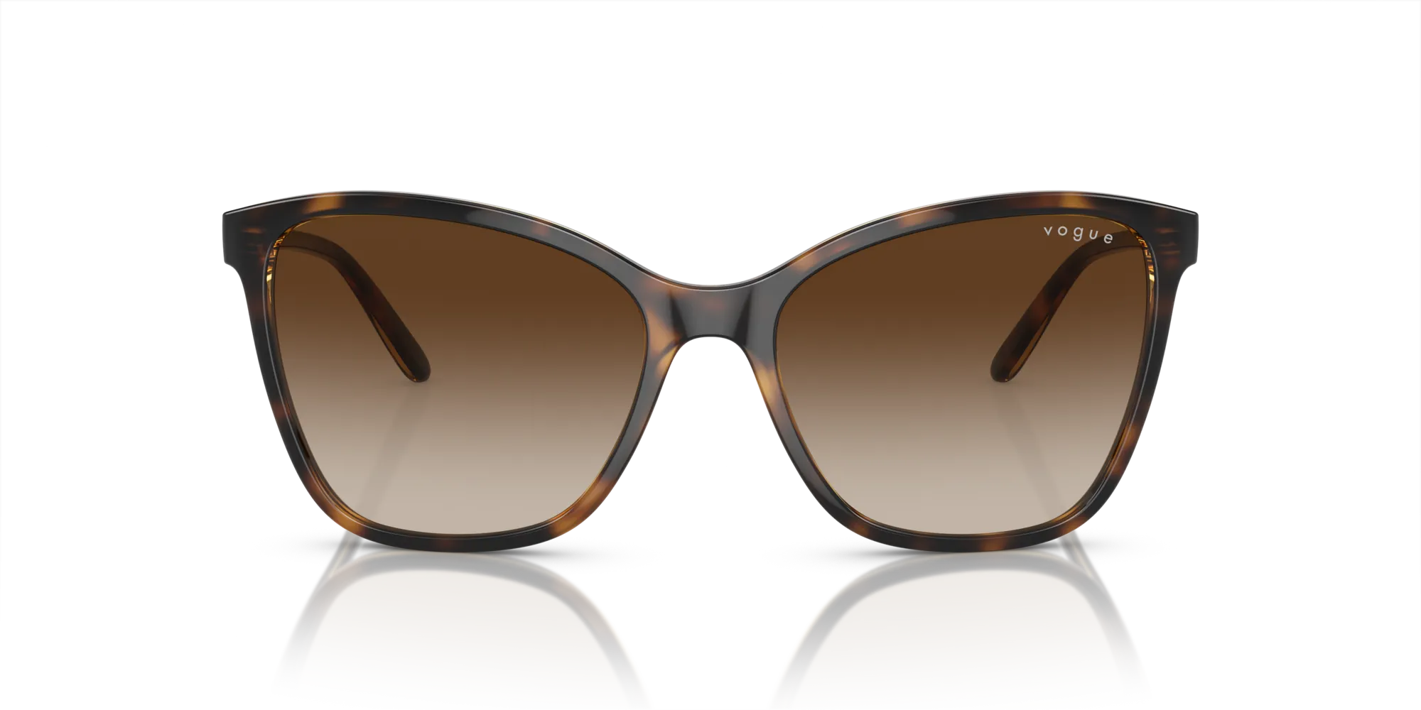 VOGUE EYEWEAR VO5520S W65613 Occhiali da sole Nylon Marrone Marrone Farfalla Normale Sfumato - immagine 3