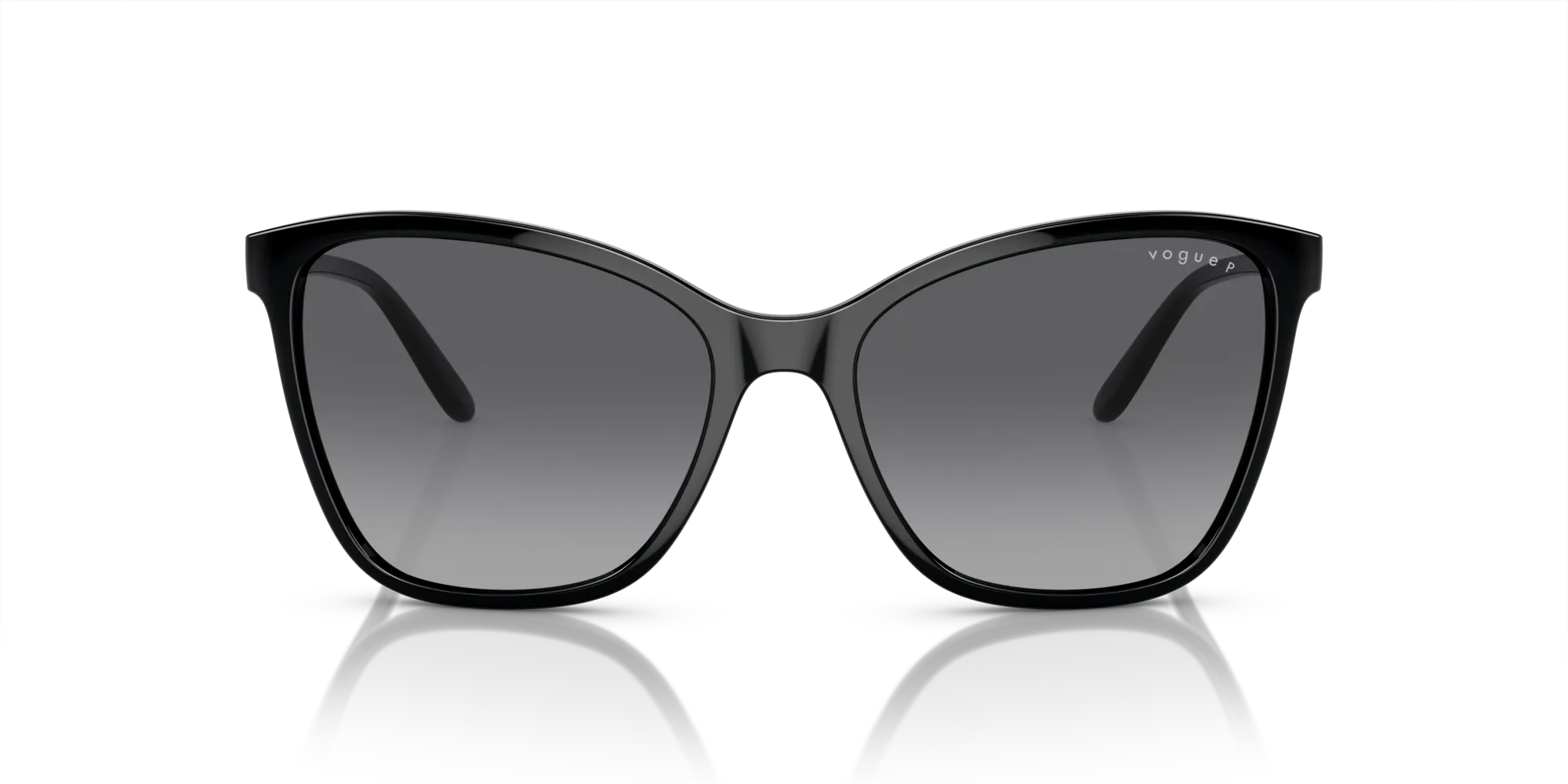 VOGUE EYEWEAR VO5520S W44/T3 Occhiali da sole Nylon Nero Grigio Farfalla Polarizzata Sfumato - immagine 3