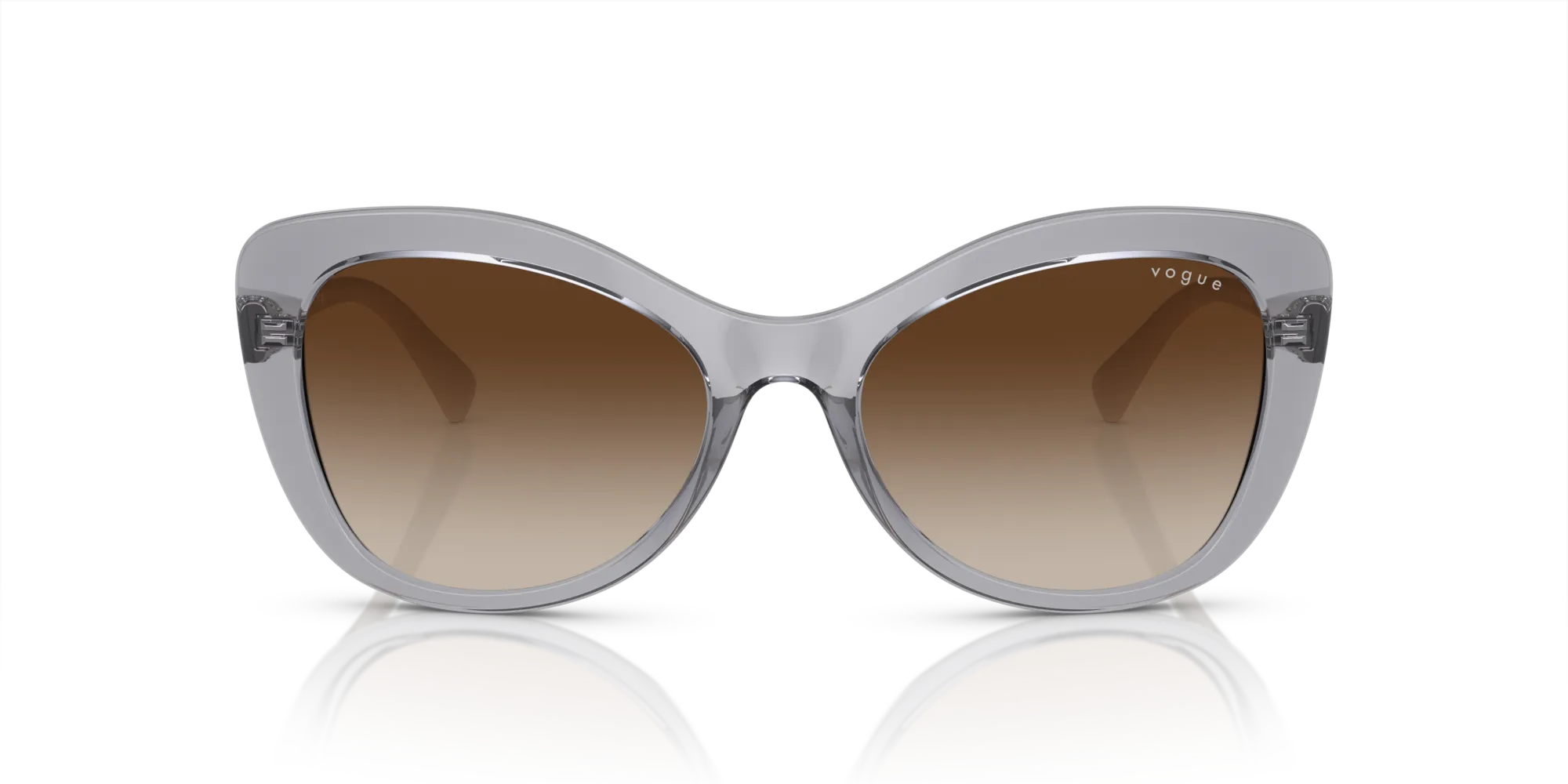 VOGUE EYEWEAR VO5515SB 309913 Occhiali da sole Nylon Grigio Marrone Farfalla Normale Sfumato - immagine 3