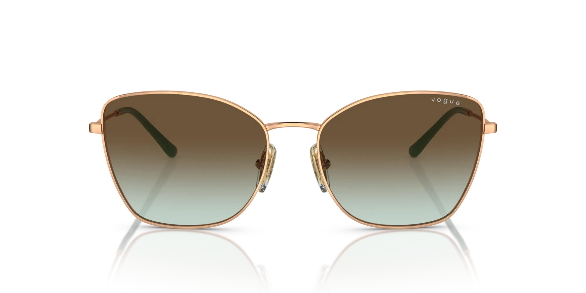 VOGUE EYEWEAR VO4279S 5152E8 Occhiali da sole Metallo Oro Marrone Farfalla Normale Sfumato - immagine 3