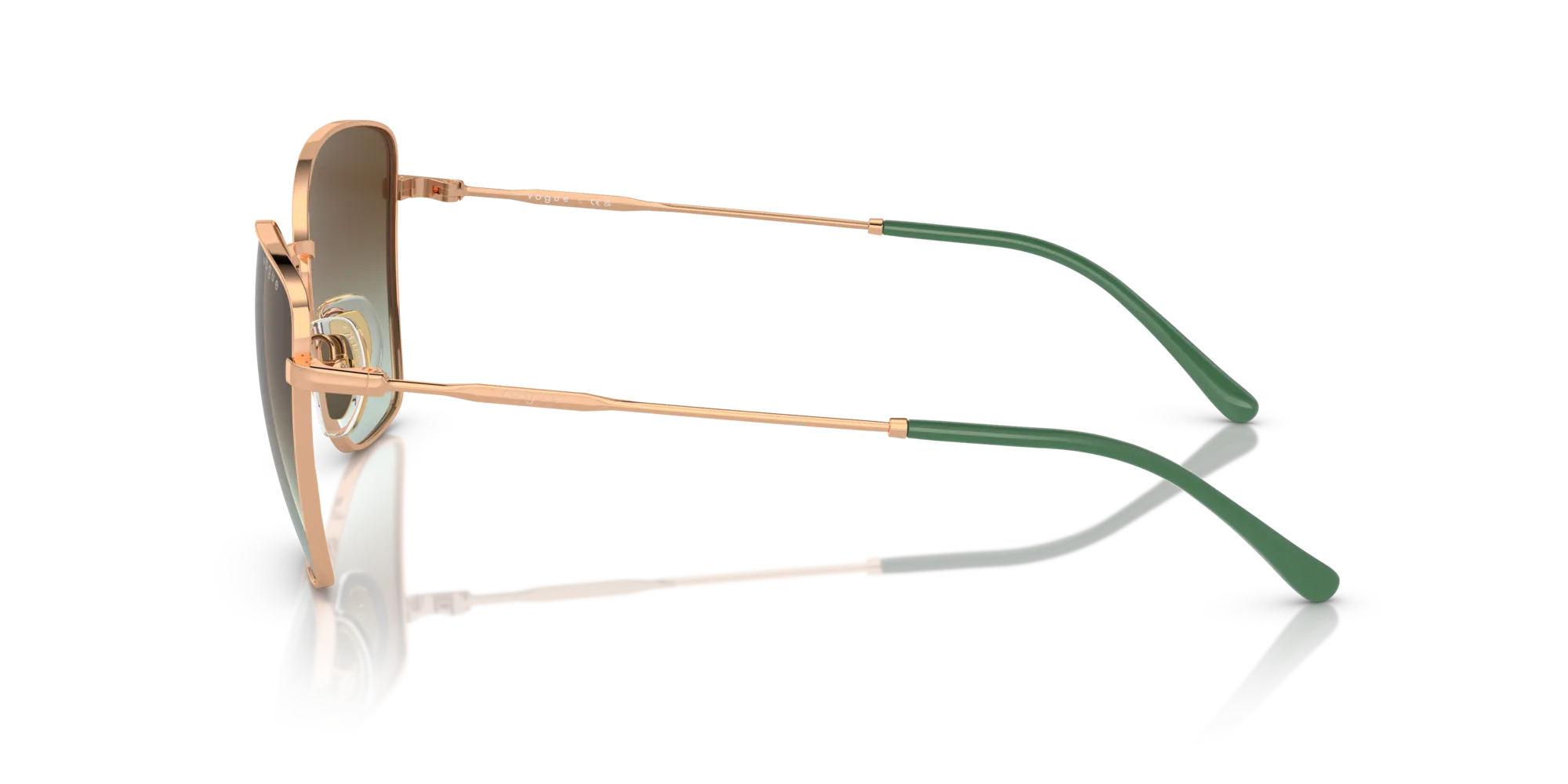 VOGUE EYEWEAR VO4279S 5152E8 Occhiali da sole Metallo Oro Marrone Farfalla Normale Sfumato - immagine 4