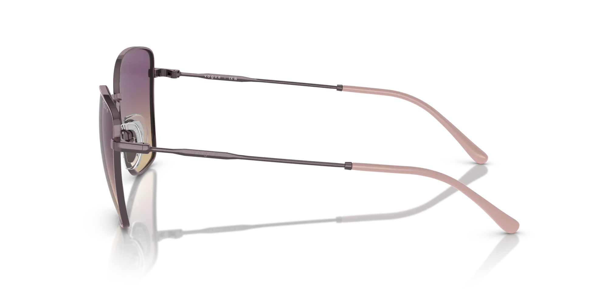 VOGUE EYEWEAR VO4279S 514970 Occhiali da sole Metallo Viola Giallo Farfalla Normale Sfumato - immagine 4