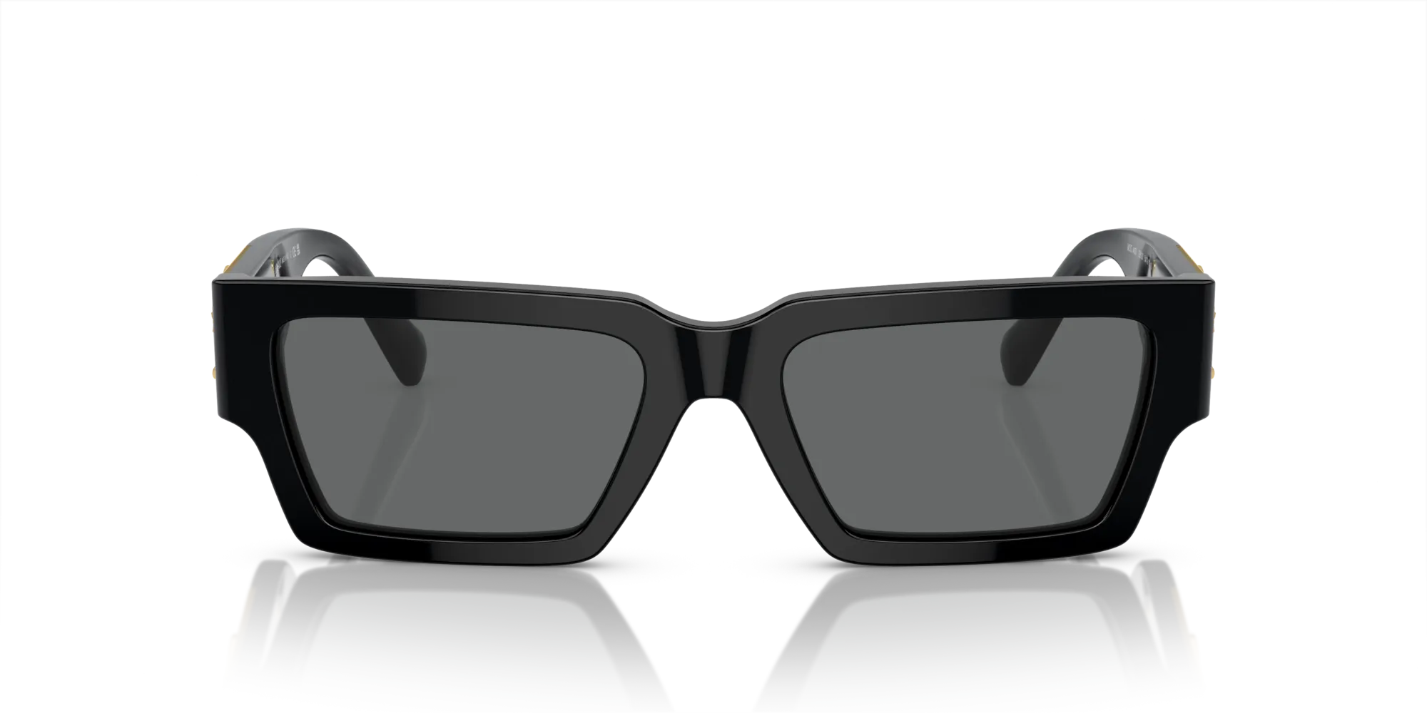 Versace VE4459 GB1/87 Occhiali da sole Acetato Nero Grigio Squadrata Normale - immagine 3