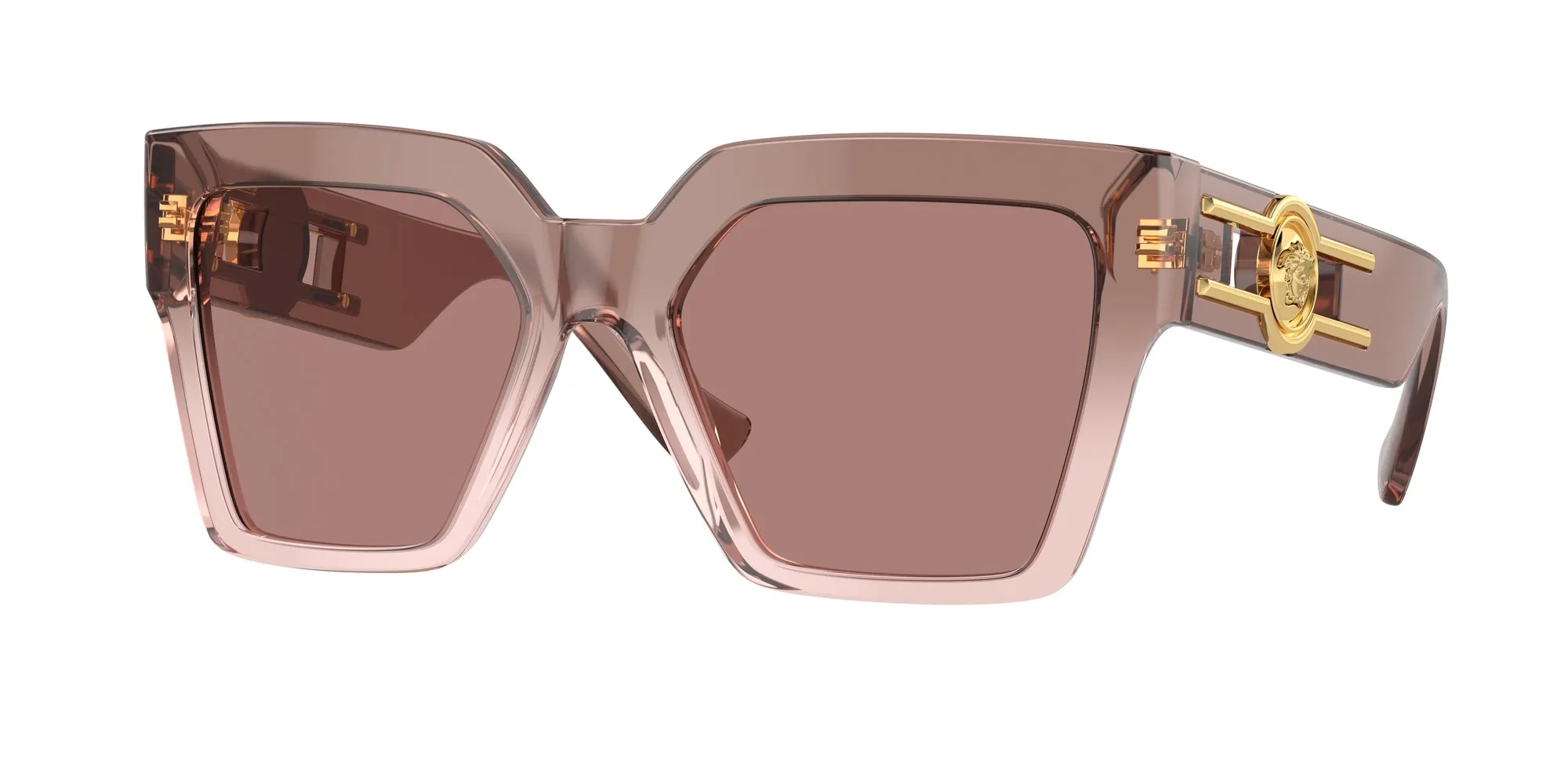 Versace VE4458 543573 Occhiali da sole Acetato Marrone Marrone Farfalla Normale - immagine 1