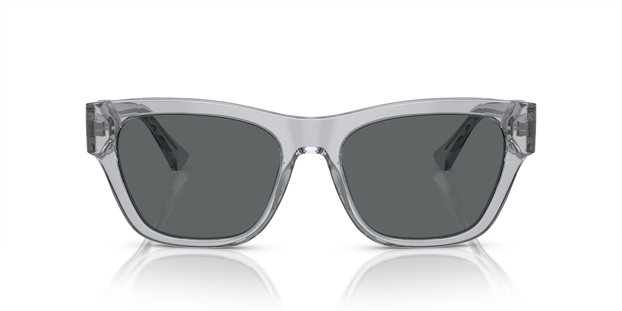 Versace VE4457 543287 Occhiali da sole Acetato Grigio Grigio Squadrata Normale - immagine 3