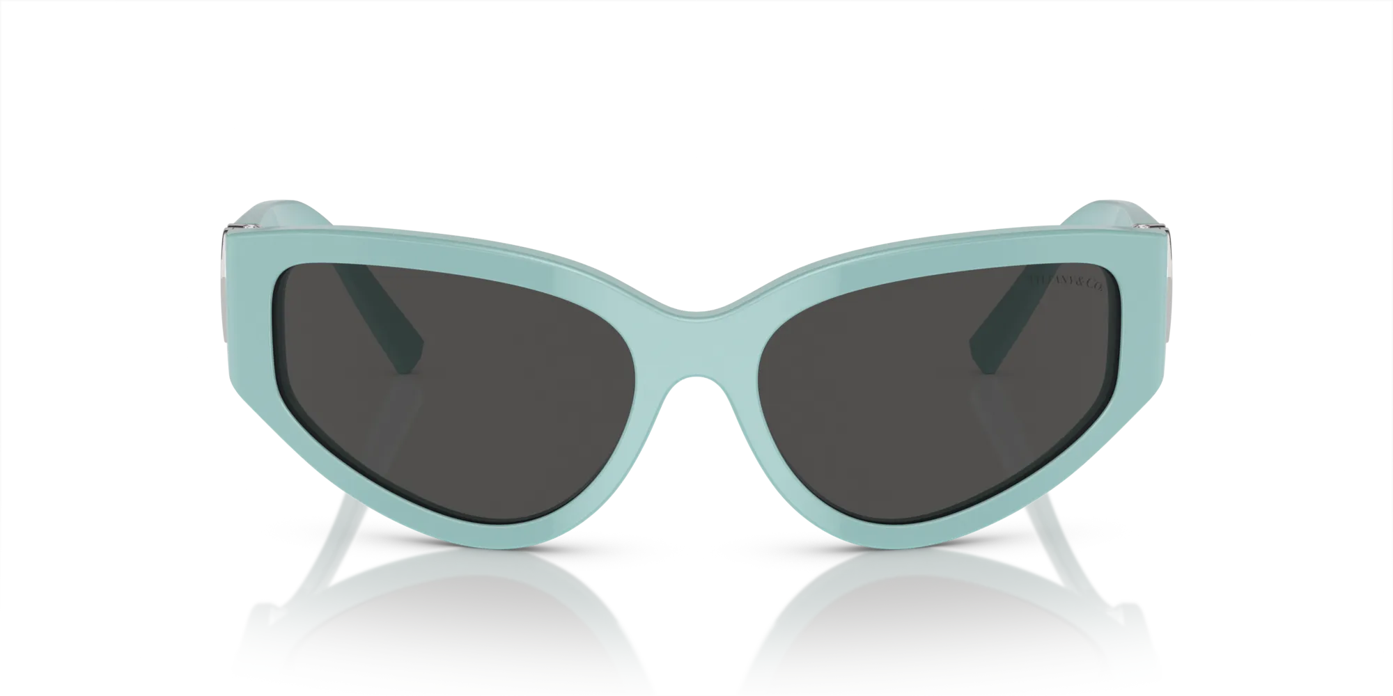 Tiffany TF4217 838887 Occhiali da sole Acetato Blu Grigio Geometrica Normale - immagine 3