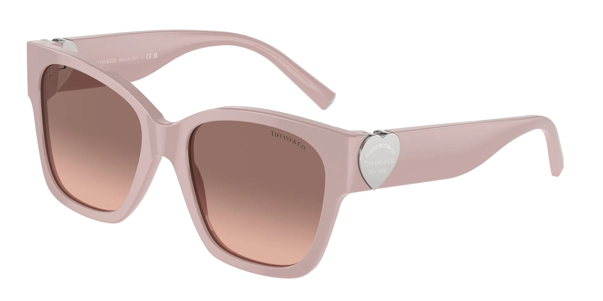Tiffany TF4216 839313 Occhiali da sole Acetato Rosa Rosa Squadrata Normale Sfumato - immagine 1