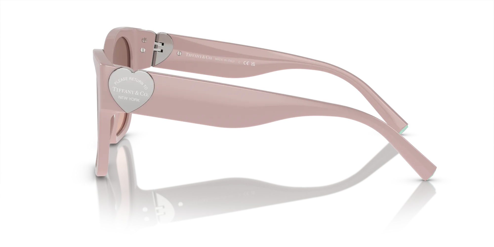 Tiffany TF4216 839313 Occhiali da sole Acetato Rosa Rosa Squadrata Normale Sfumato - immagine 4