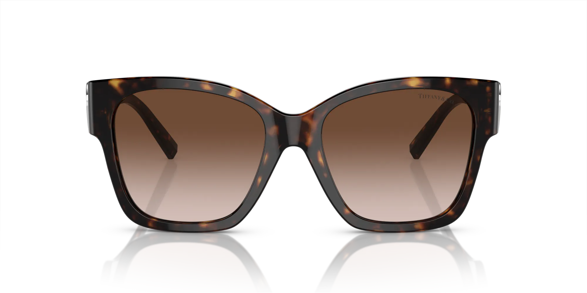 Tiffany TF4216 80153B Occhiali da sole Acetato Tartaruga Marrone Squadrata Normale Sfumato - immagine 3
