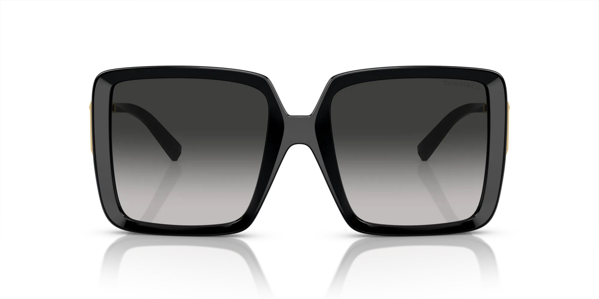 Tiffany TF4212U 80013C Occhiali da sole Iniettato Nero Grigio Squadrata Normale Sfumato - immagine 3