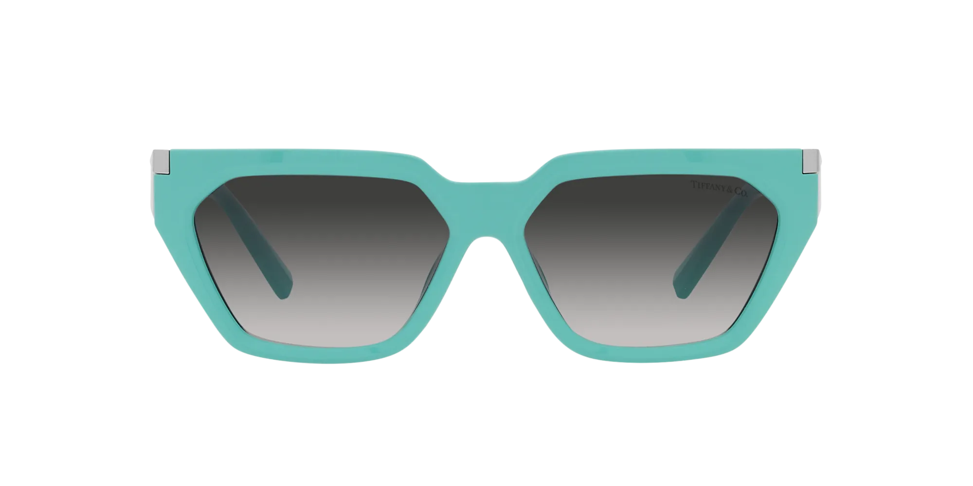 Tiffany TF4205U 83883C Occhiali da sole Iniettato Blu Grigio Geometrica Normale Sfumato - immagine 2