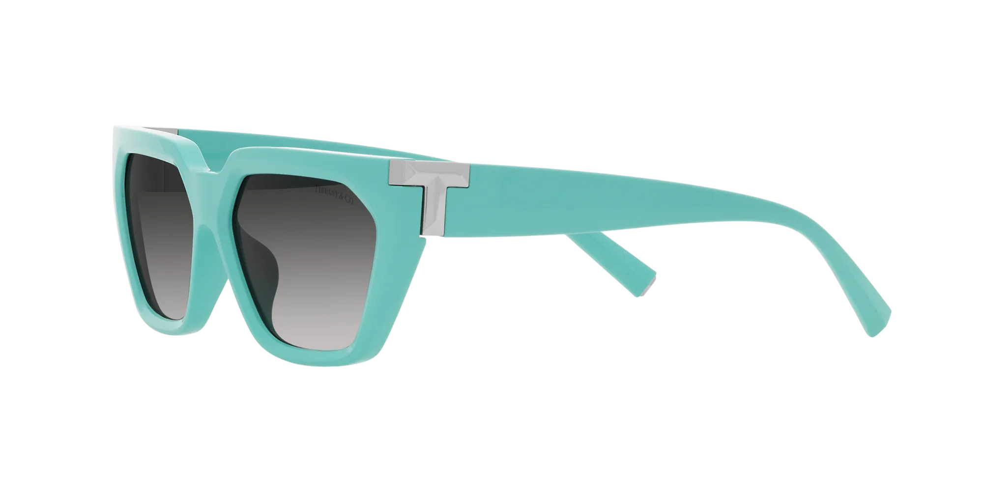 Tiffany TF4205U 83883C Occhiali da sole Iniettato Blu Grigio Geometrica Normale Sfumato - immagine 4