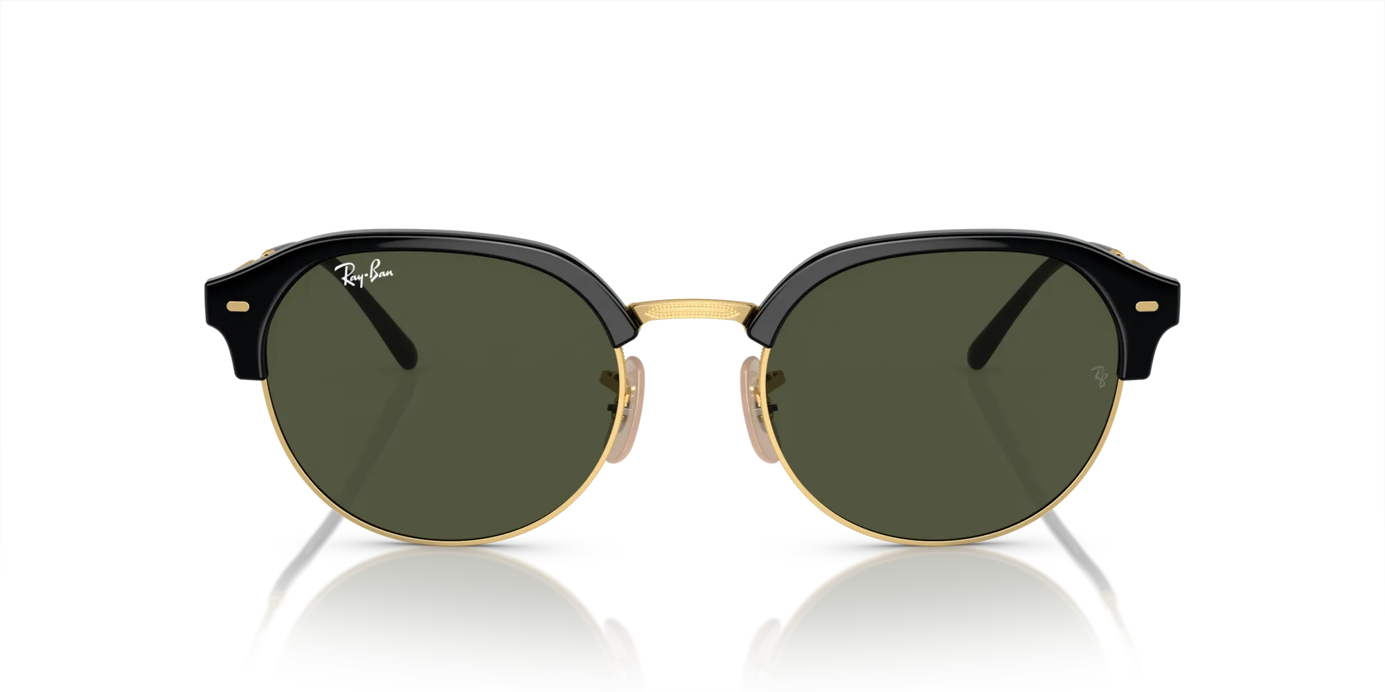 Ray - Ban RB4429 601/31 Occhiali da sole Iniettato Nero Verde Geometrica Normale - immagine 3