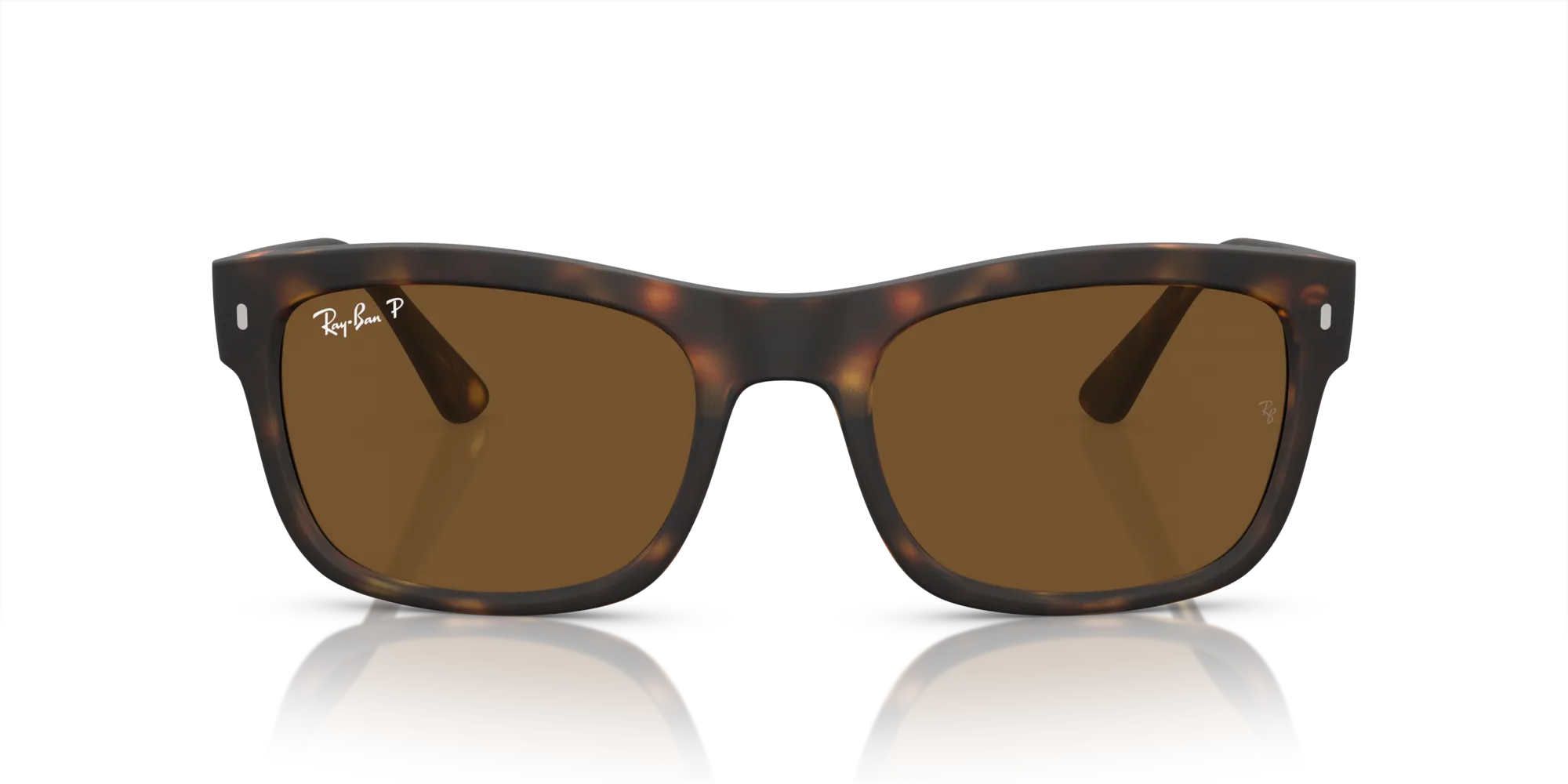 Ray - Ban RB4428 894/57 Occhiali da sole Acetato Tartaruga Marrone Squadrata Polarizzata - immagine 3