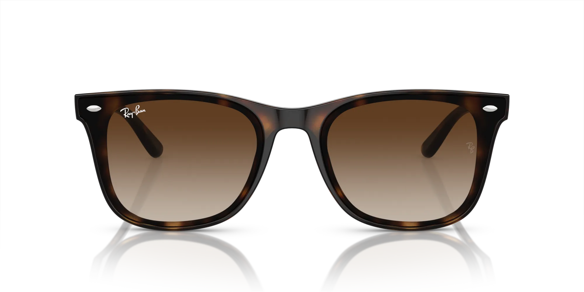 Ray - Ban RB4420 710/13 Occhiali da sole Iniettato Tartaruga [""] Squadrata Normale Sfumato - immagine 3