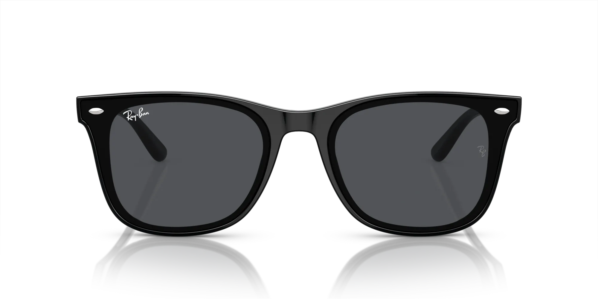 Ray - Ban RB4420 601/87 Occhiali da sole Iniettato Nero Grigio Squadrata Normale - immagine 3