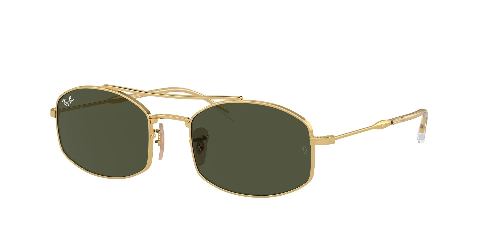 Ray - Ban RB3719 001/31 Occhiali da sole Metallo Oro G15 Rotonda Normale - immagine 1