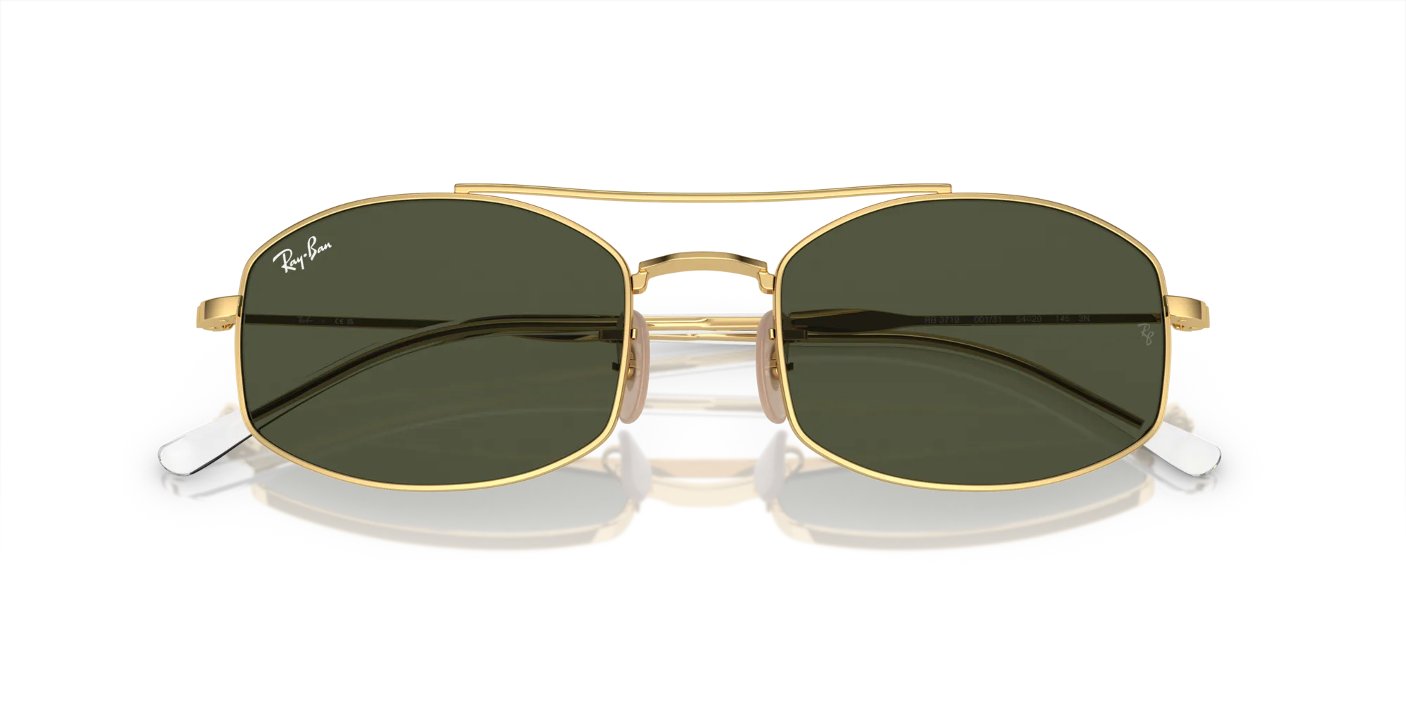 Ray - Ban RB3719 001/31 Occhiali da sole Metallo Oro G15 Rotonda Normale - immagine 2