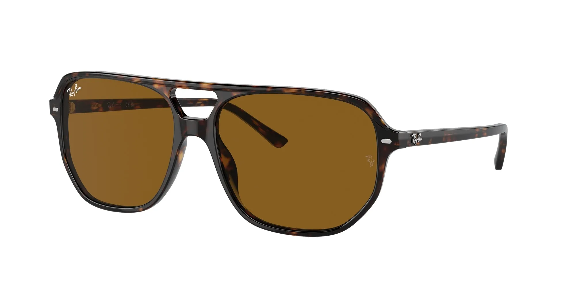 Ray - Ban RB2205 BILL ONE 902/33 Occhiali da sole Acetato Tartaruga Marrone Geometrica Normale - immagine 1