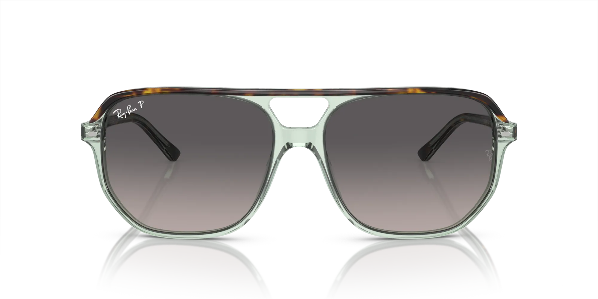 Ray - Ban RB2205 BILL ONE 1376M3 Occhiali da sole Acetato Marrone Grigio Geometrica Polarizzata Sfumato - immagine 3