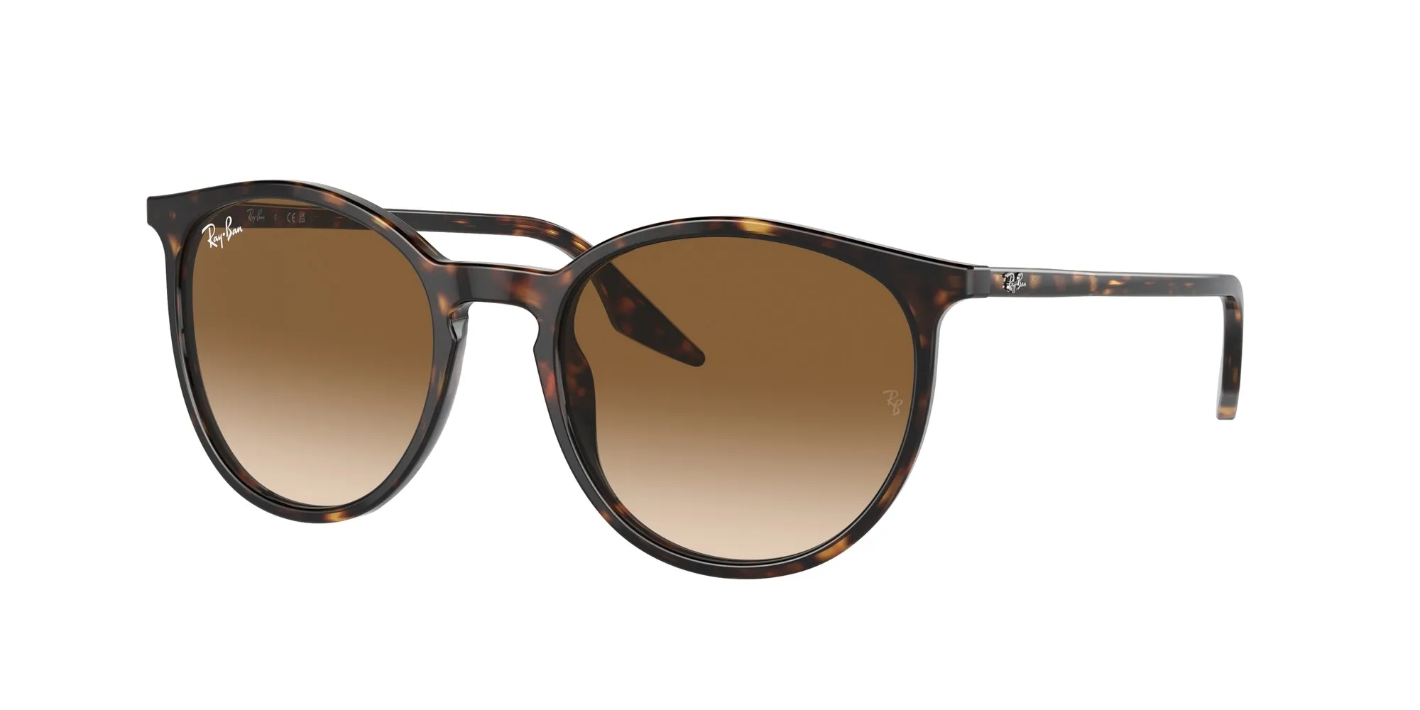 Ray - Ban RB2204 902/51 Occhiali da sole Acetato Tartaruga Marrone Pantos Normale Sfumato - immagine 1