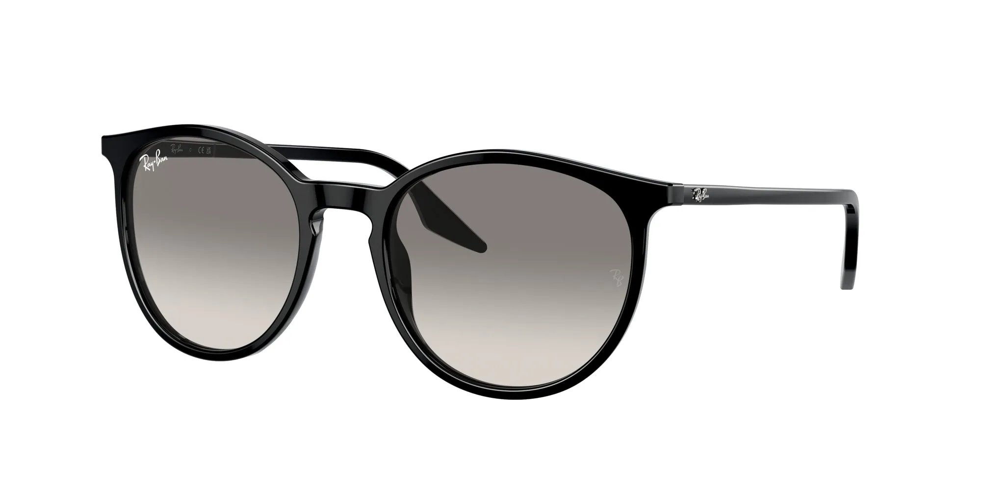 Ray - Ban RB2204 901/32 Occhiali da sole Acetato Nero Grigio Pantos Normale Sfumato - immagine 1