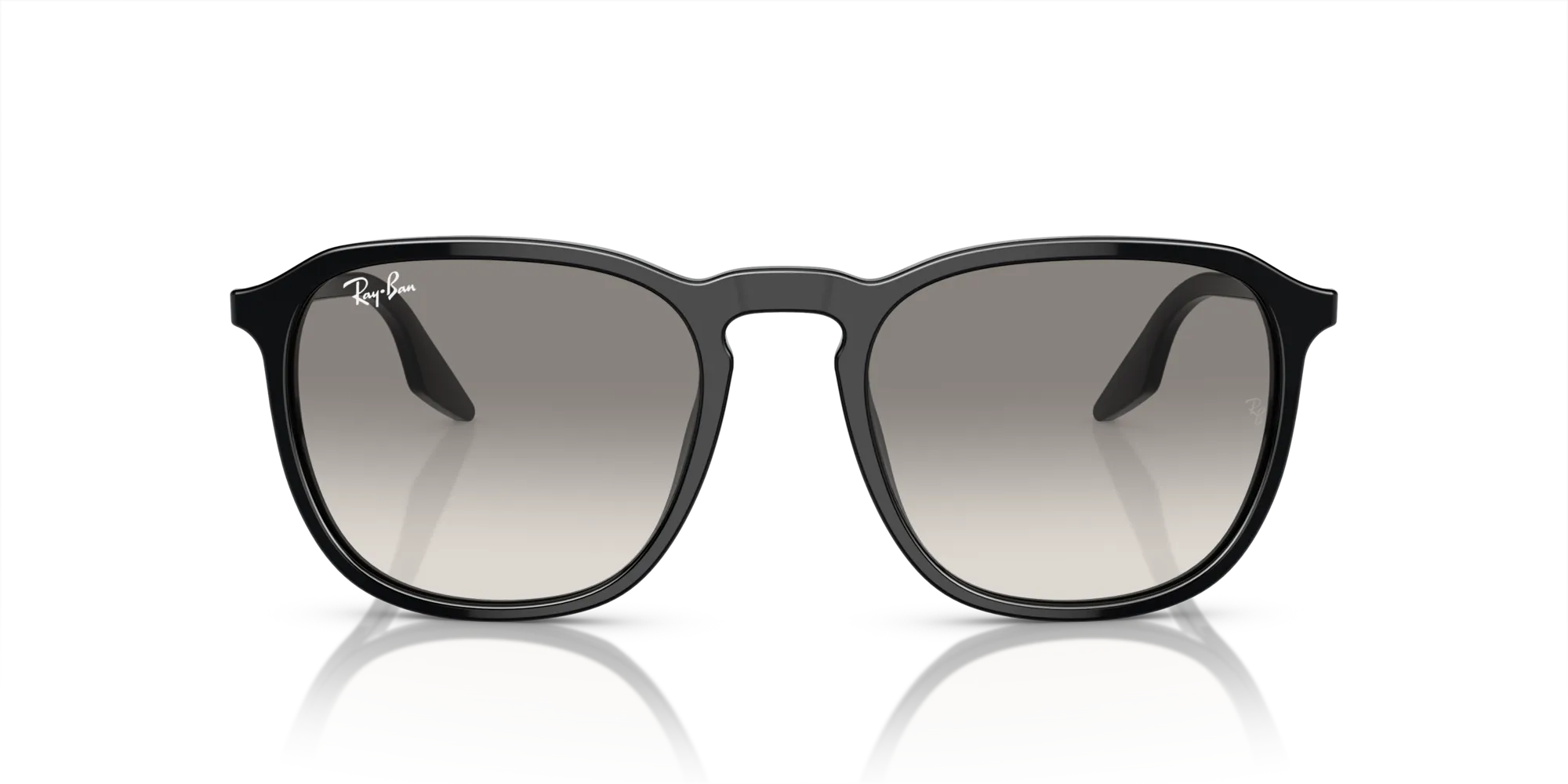 Ray - Ban RB2203 901/32 Occhiali da sole Acetato Nero Grigio Squadrata Normale Sfumato - immagine 3
