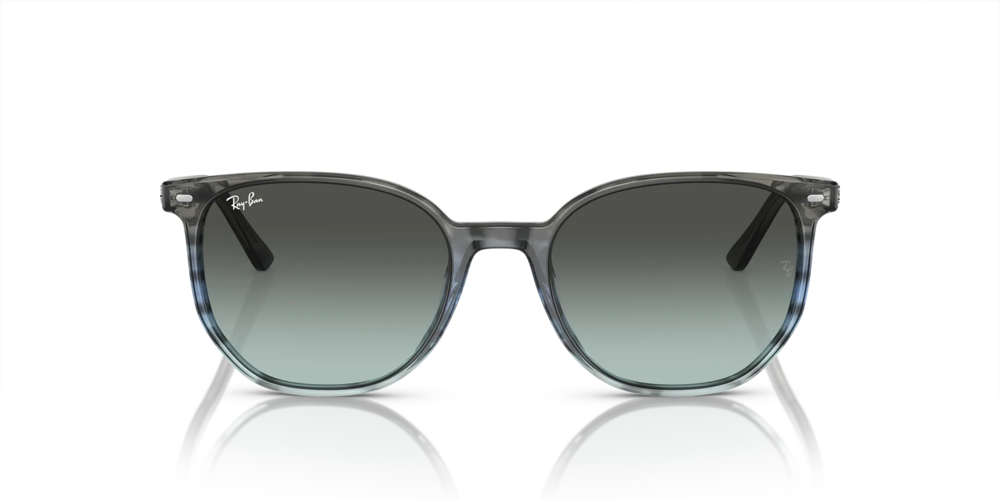 Ray - Ban RB2197 ELLIOT 1391GK Occhiali da sole Acetato Blu Blu Squadrata Normale Sfumato - immagine 3