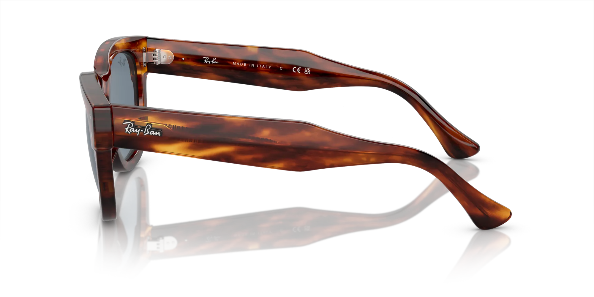Ray - Ban RB0298S MEGA HAWKEYE 954/62 Occhiali da sole Acetato Marrone Blu Squadrata Normale - immagine 4