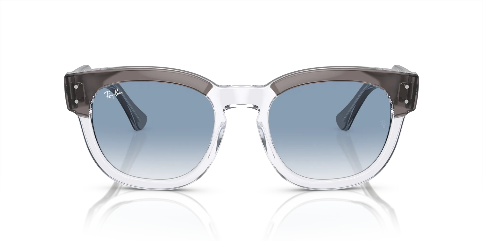 Ray - Ban RB0298S MEGA HAWKEYE 13553F Occhiali da sole Acetato Grigio Blu Squadrata Normale Sfumato - immagine 3