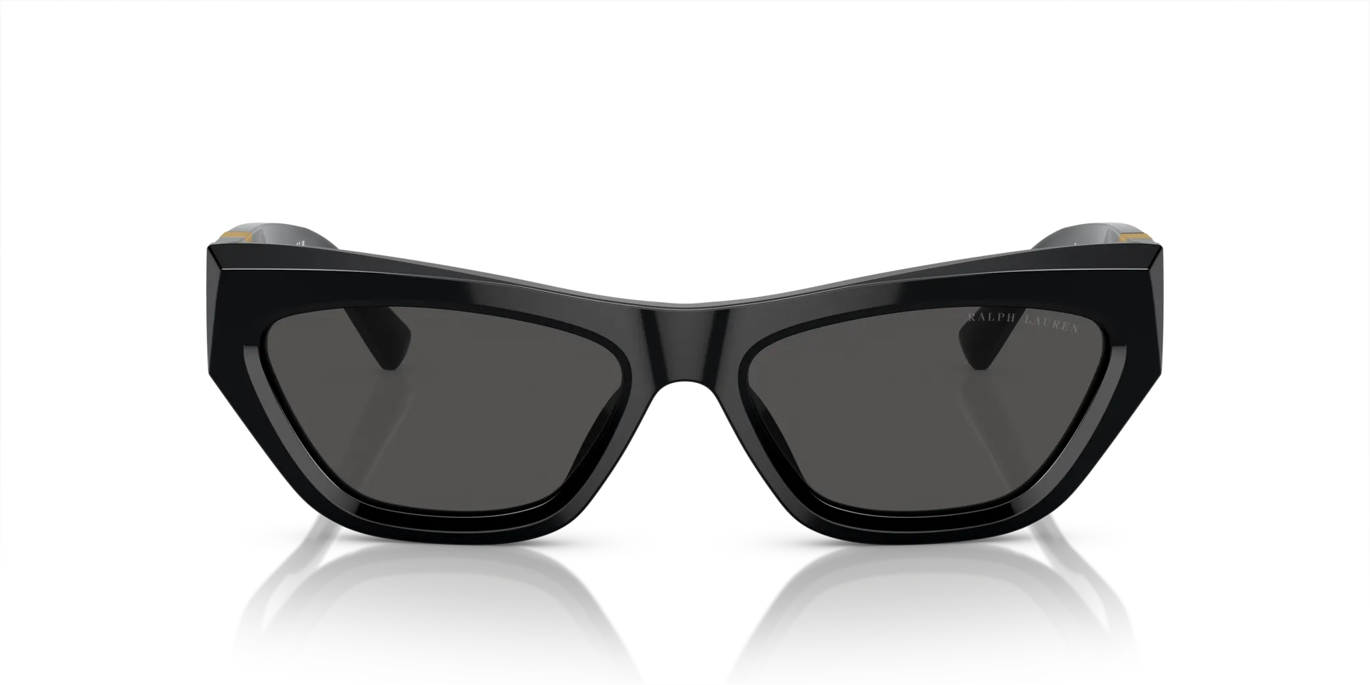Ralph Lauren RL8218U THE KIERA 500187 Occhiali da sole Acetato Nero Grigio Cat Eye Normale - immagine 3
