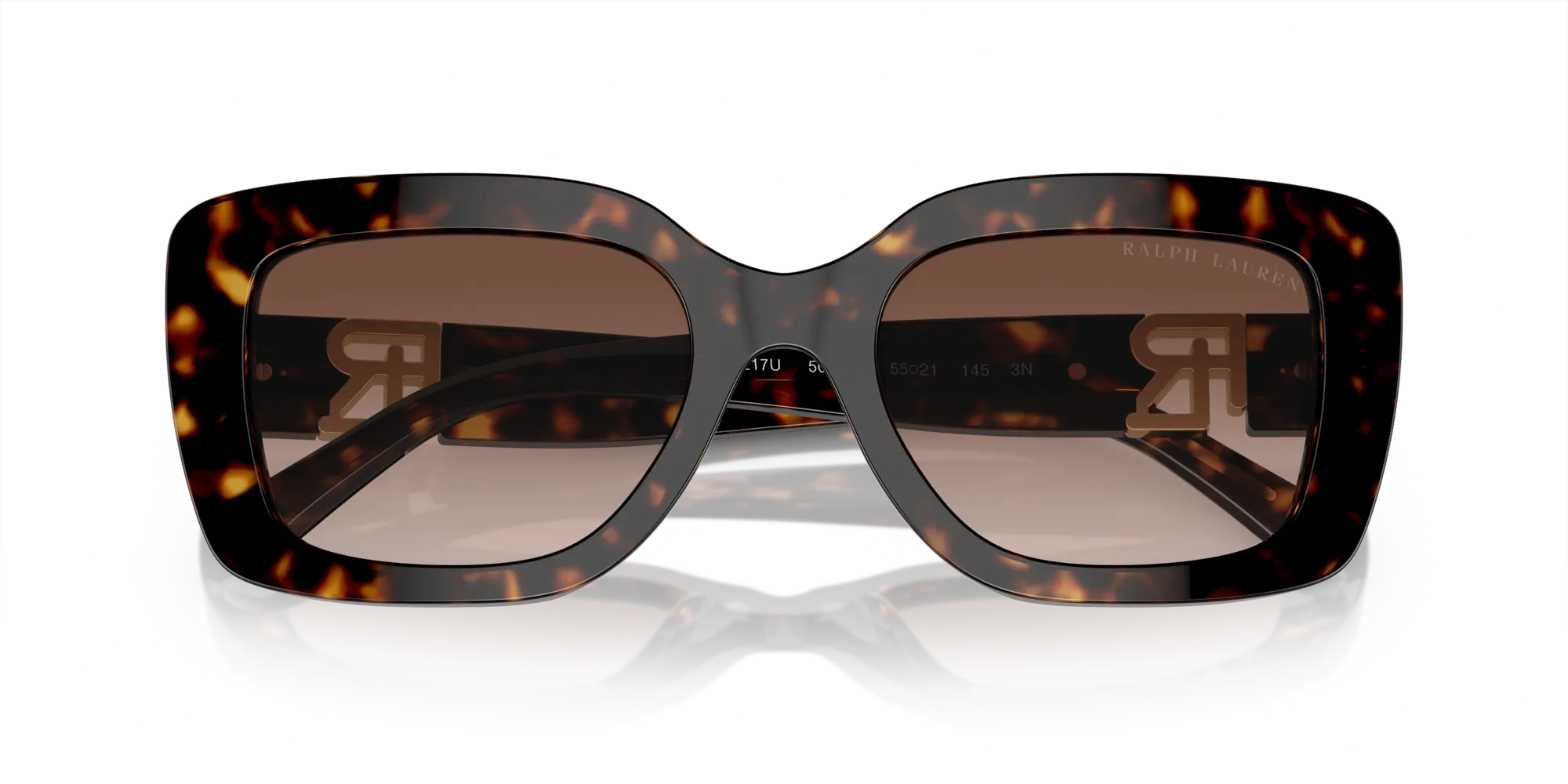Ralph Lauren RL8217U THE NIKKI 500313 Occhiali da sole Acetato Tartaruga Marrone Squadrata Normale Sfumato - immagine 2
