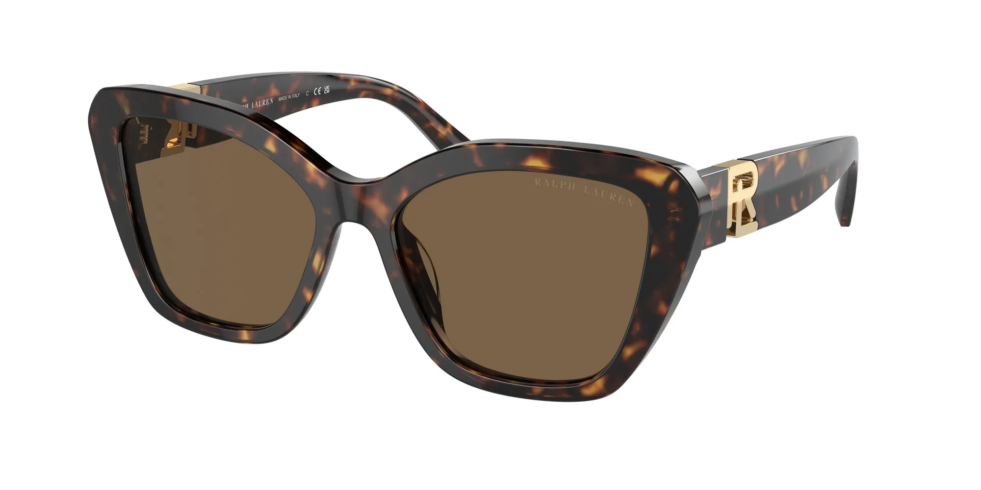 Ralph Lauren RL8216U THE ISABEL 500373 Occhiali da sole Acetato Tartaruga Marrone Farfalla Normale - immagine 1