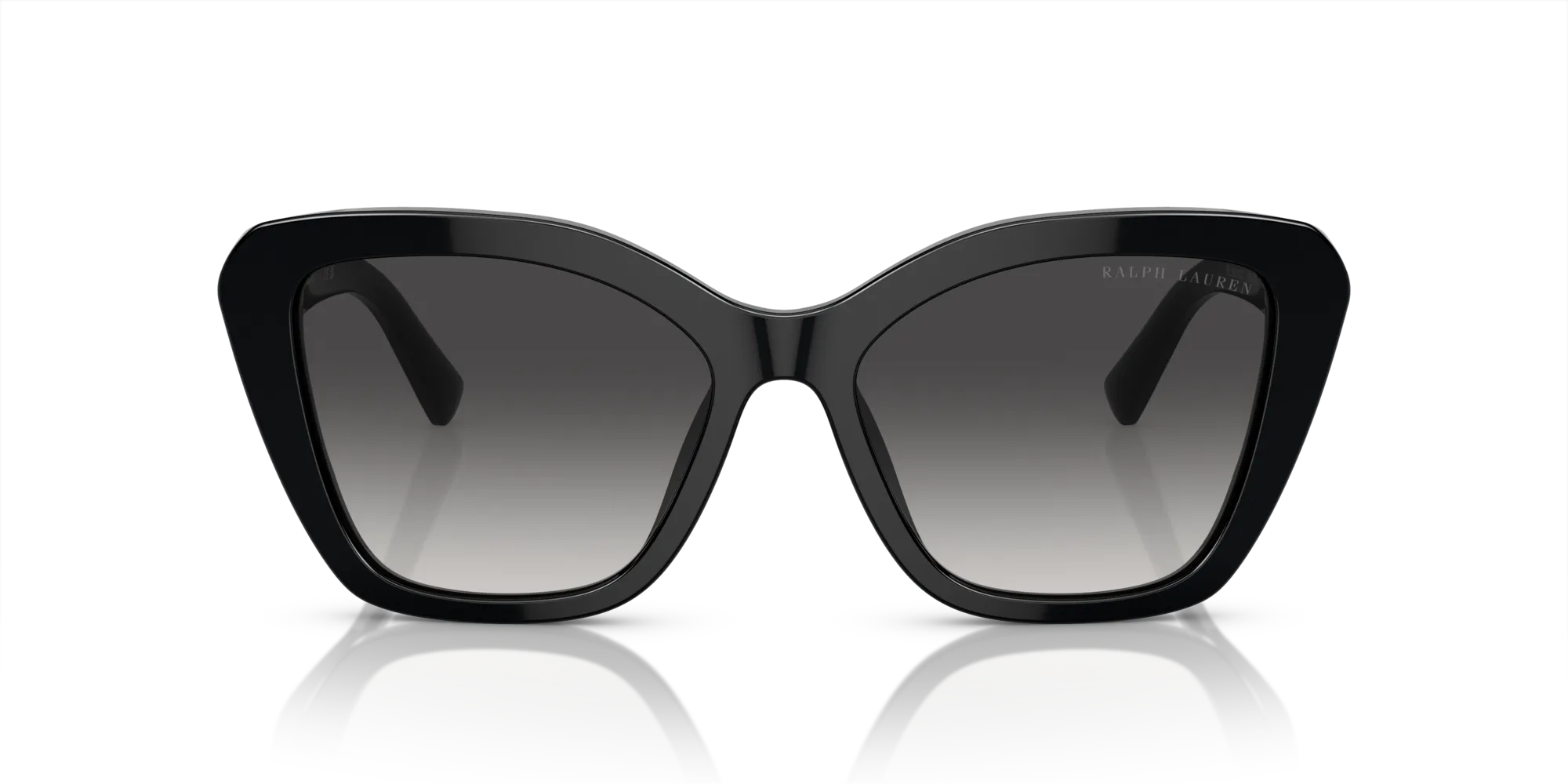 Ralph Lauren RL8216U THE ISABEL 50018G Occhiali da sole Acetato Nero Grigio Farfalla Normale - immagine 3