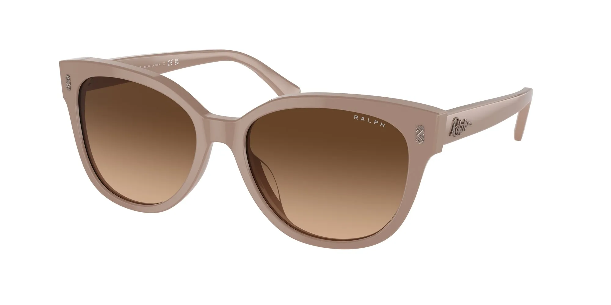 Ralph Lauren RA5305U 611674 Occhiali da sole Acetato Marrone Marrone Cat Eye Normale - immagine 1