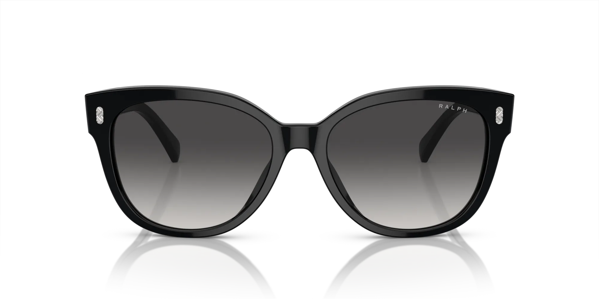 Ralph Lauren RA5305U 50018G Occhiali da sole Acetato Nero Grigio Cat Eye Normale Sfumato - immagine 3