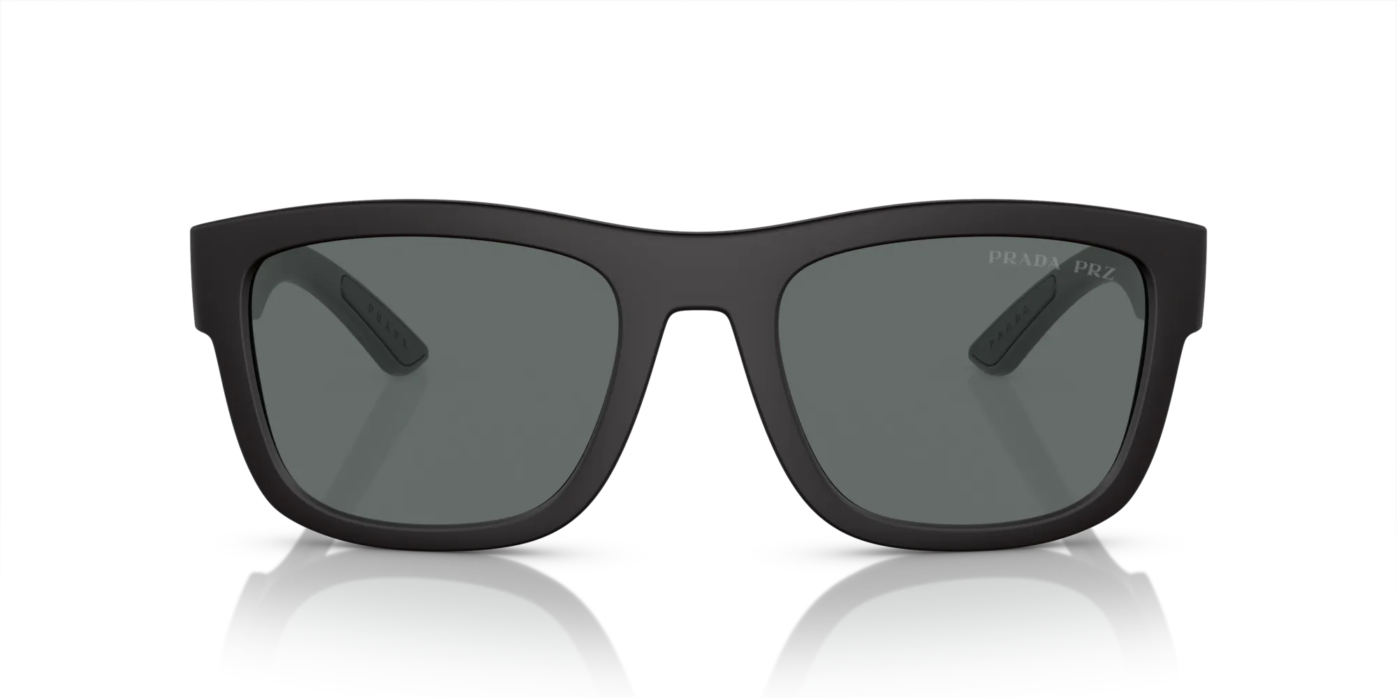 Prada Linea Rossa PS 01ZS DG002G Occhiali da sole Nylon Nero Grigio Pillow Polarizzata - immagine 3