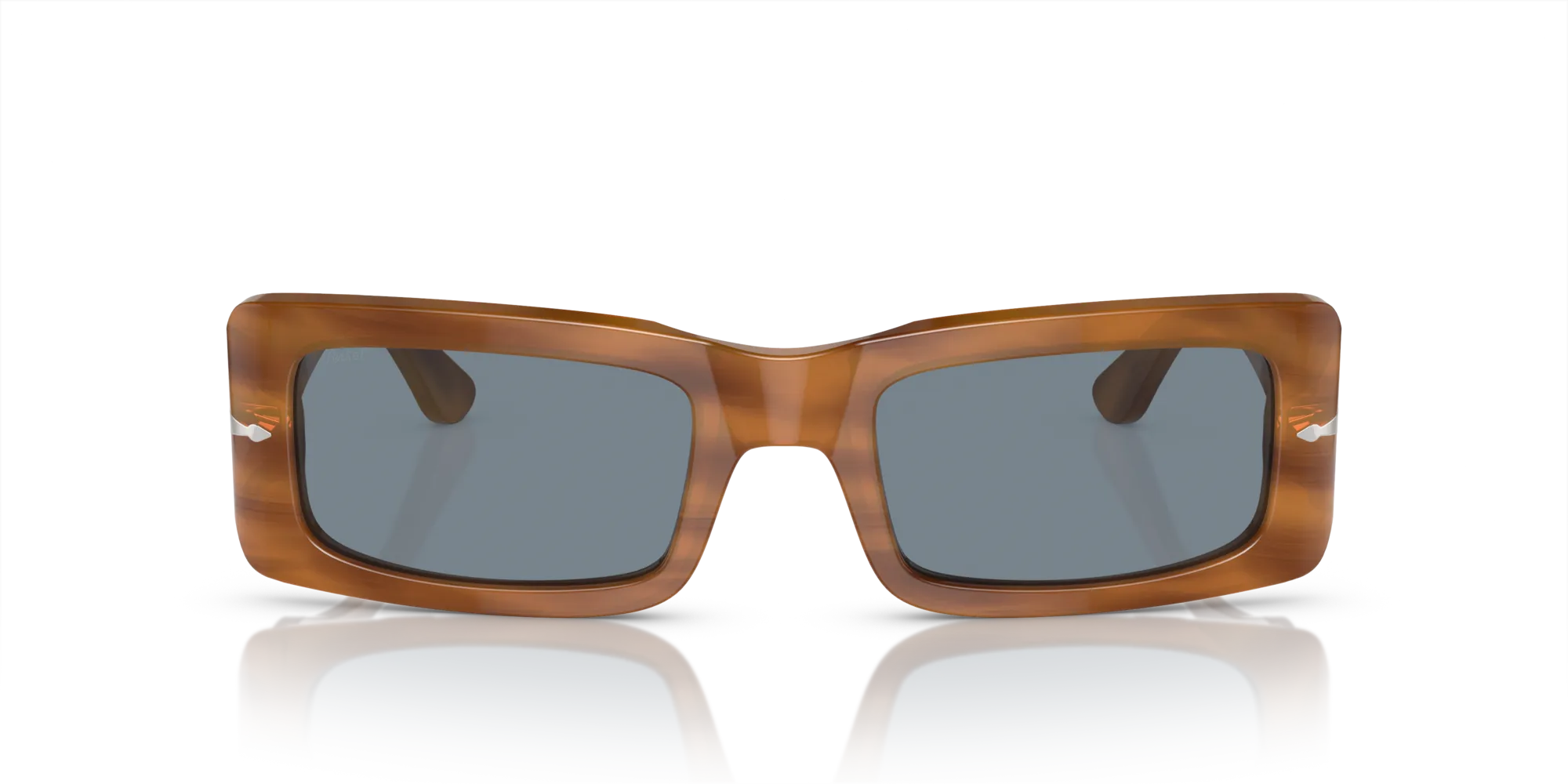 Persol PO3332S FRANCIS 960/56 Occhiali da sole Acetato Tartaruga Blu Squadrata Normale Antiriflesso - immagine 3