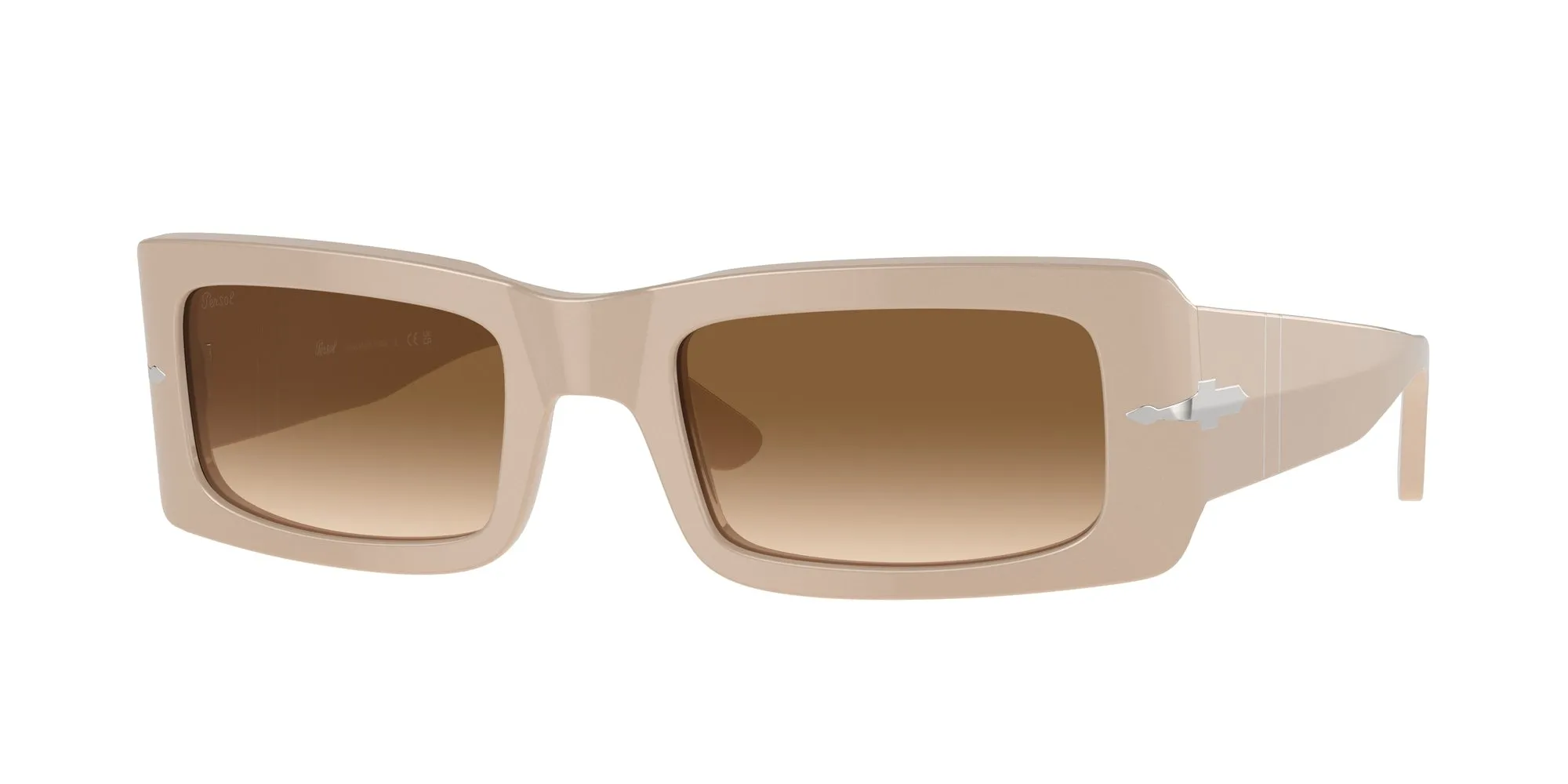 Persol PO3332S FRANCIS 119551 Occhiali da sole Acetato Marrone Marrone Squadrata Normale Sfumato - immagine 1