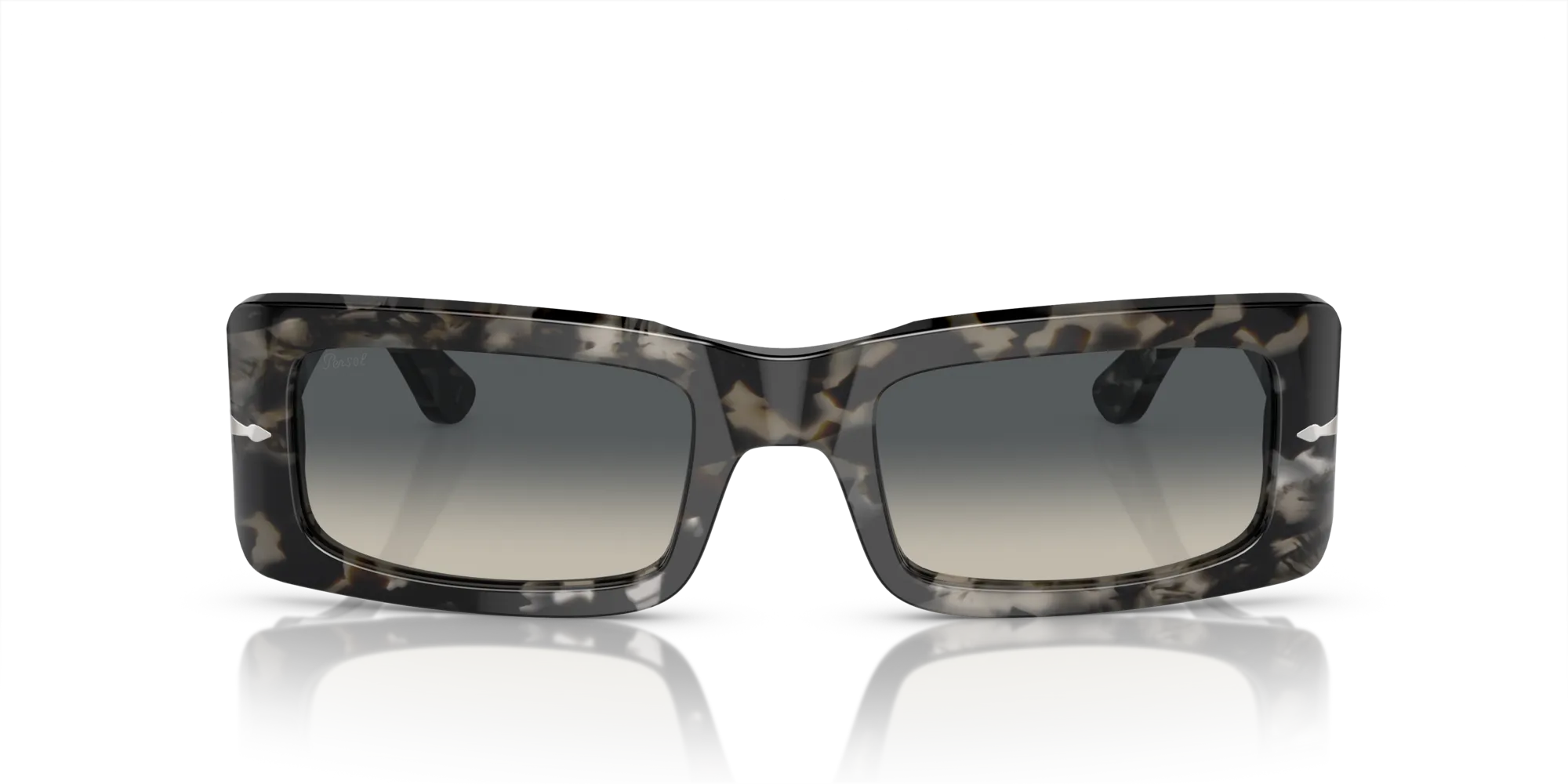 Persol PO3332S FRANCIS 108071 Occhiali da sole Acetato Grigio Grigio Squadrata Normale Sfumato - immagine 3